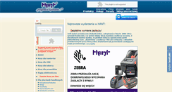 Desktop Screenshot of hant.pl